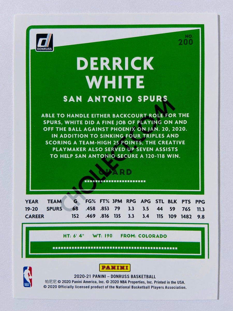 Derrick White - San Antonio Spurs 2020-21 Panini Donruss #200