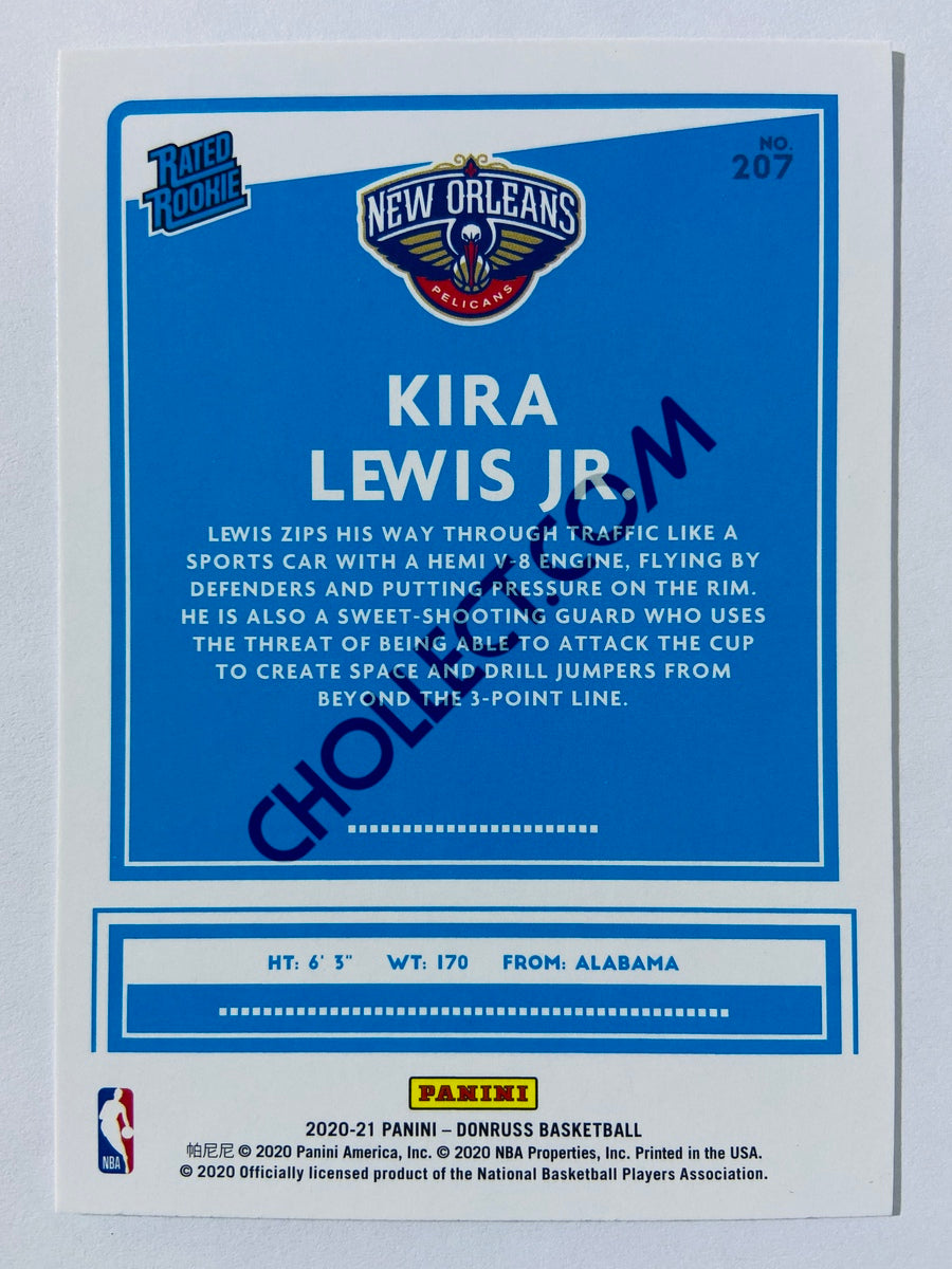 Kira Lewis Jr. - New Orleans Pelicans 2020-21 Panini Donruss Rated Rookie #207
