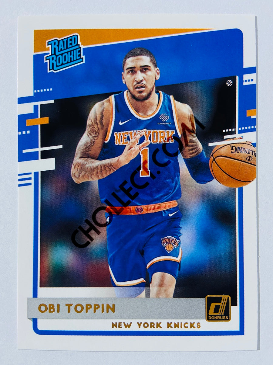 Obi Toppin - New York Knicks 2020-21 Panini Donruss Rated Rookie #229