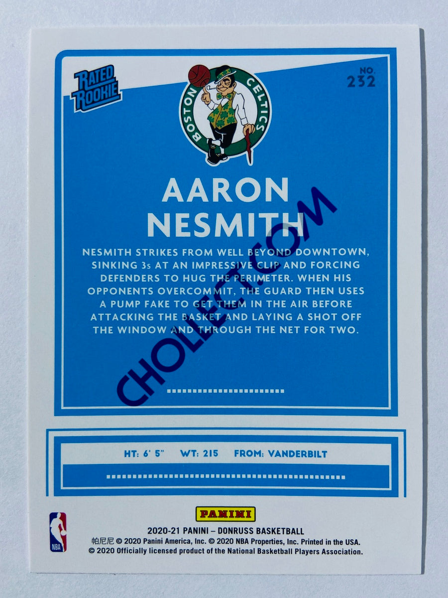 Aaron Nesmith - Boston Celtics 2020-21 Panini Donruss Rated Rookie #232