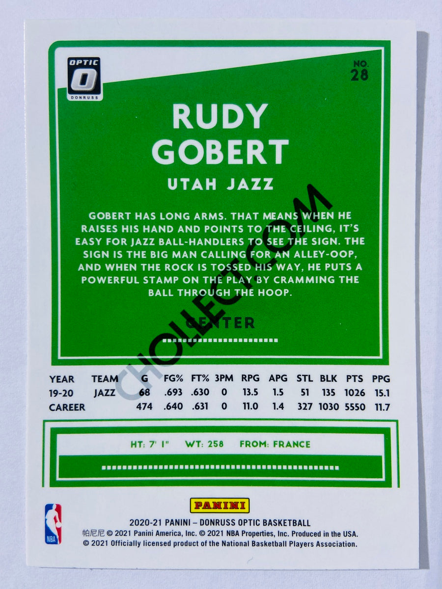 Rudy Gobert - Utah Jazz 2020-21 Panini Donruss Optic #28