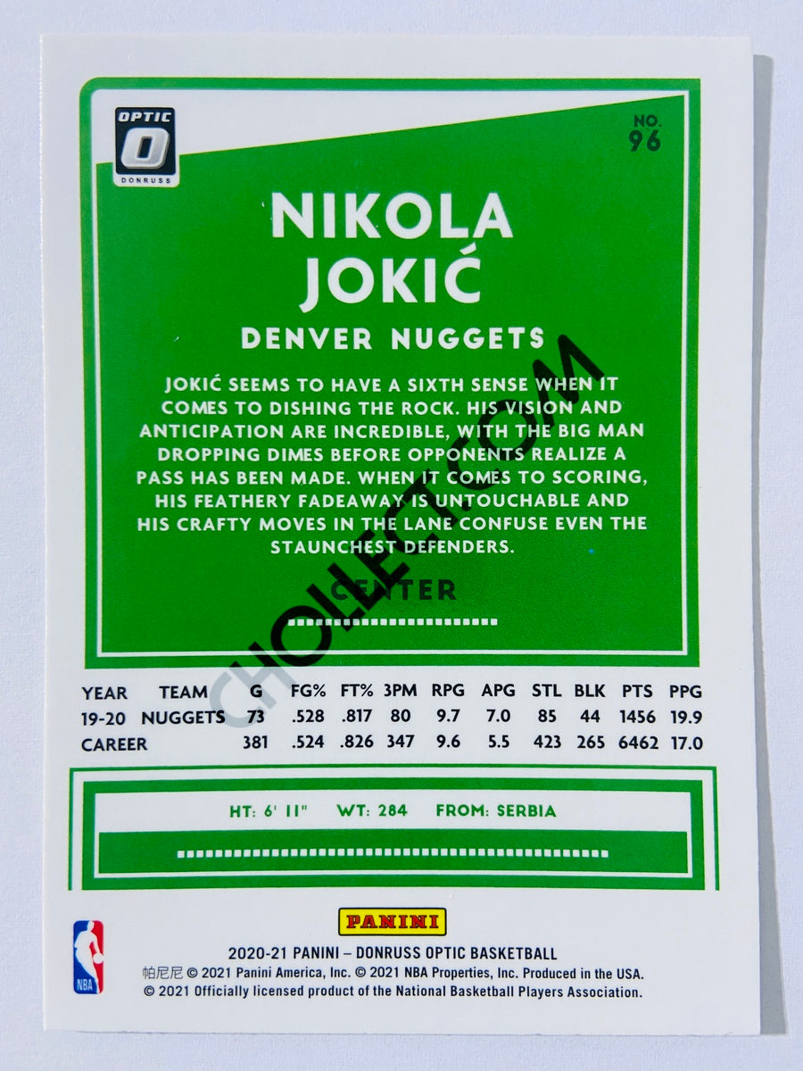 Nikola Jokic - Denver Nuggets 2020-21 Panini Donruss Optic #96