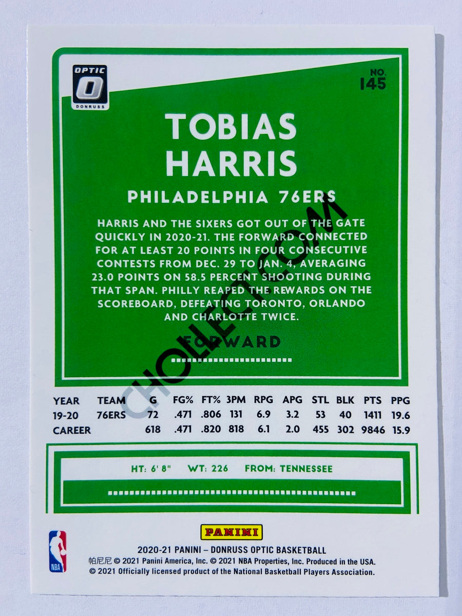Tobias Harris - Philadelphia 76ers 2020-21 Panini Donruss Optic #145