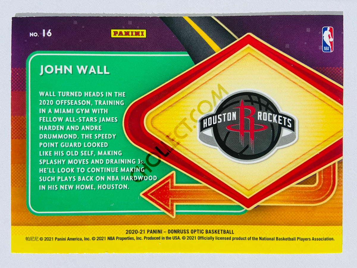John Wall - Houston Rockets 2020-21 Panini Donruss Optic Express Lane #16