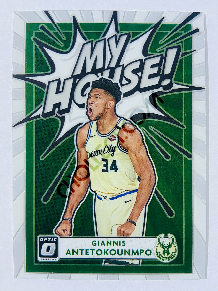 Giannis Antetokounmpo - Milwaukee Bucks 2020-21 Panini Donruss Optic My House! #2