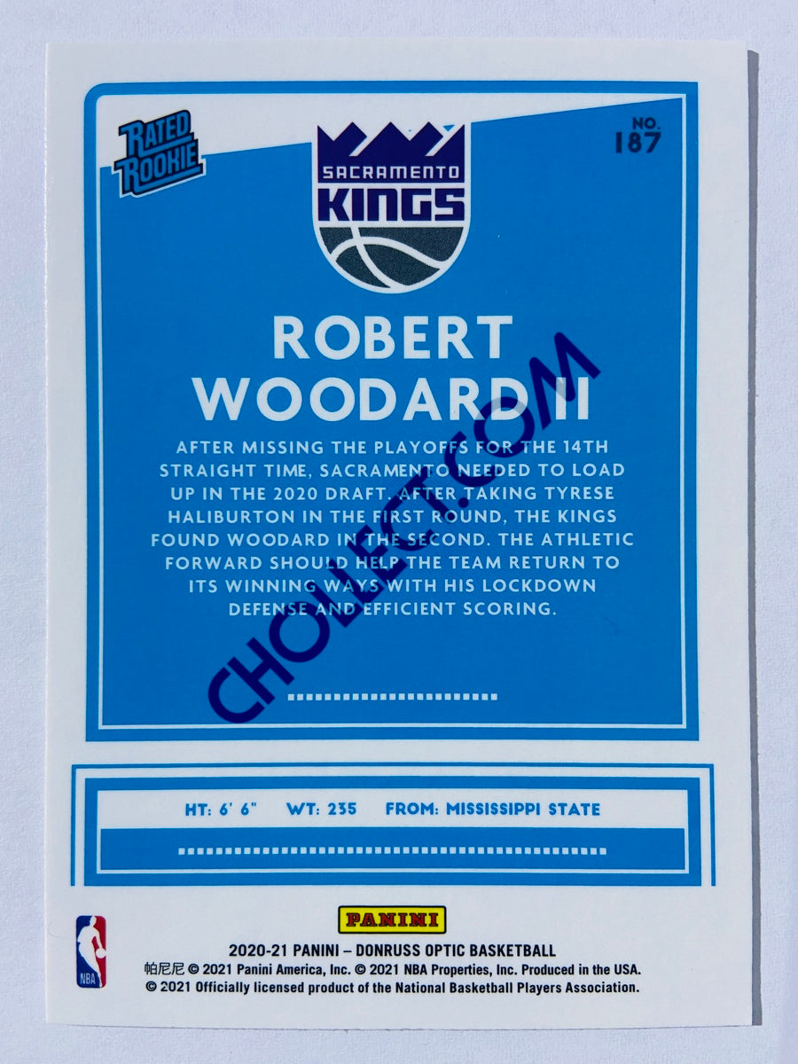 Robert Woodard II - Sacramento Kings 2020-21 Panini Donruss Optic Rated Rookie #187