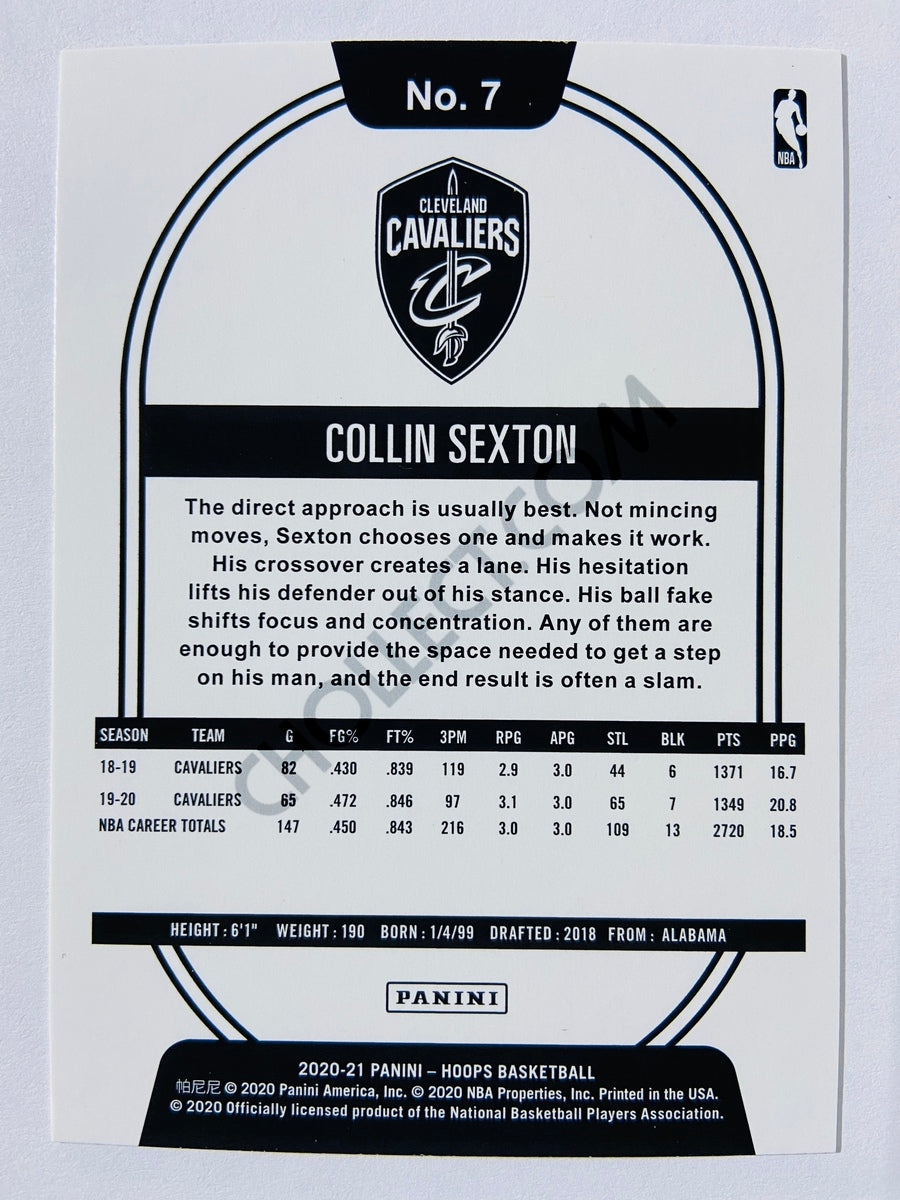 Collin Sexton - Cleveland Cavaliers 2020-21 Panini Hoops #7