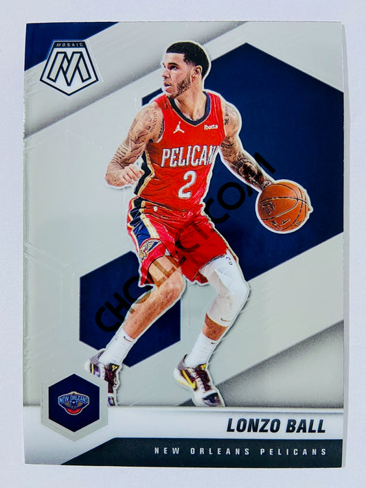 Lonzo Ball – New Orleans Pelicans 2020-21 Panini Mosaic #37