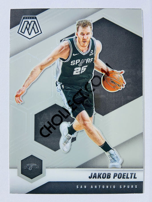 Jakob Poeltl – San Antonio Spurs 2020-21 Panini Mosaic #189
