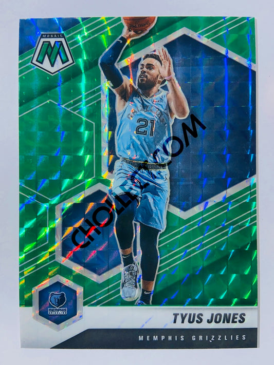 Tyus Jones – Memphis Grizzlies 2020-21 Panini Mosaic Green Parallel #72