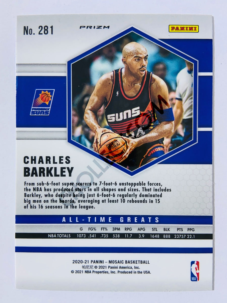 Charles Barkley – Phoenix Suns 2020-21 Panini Mosaic All Time Greats Green Parallel #281