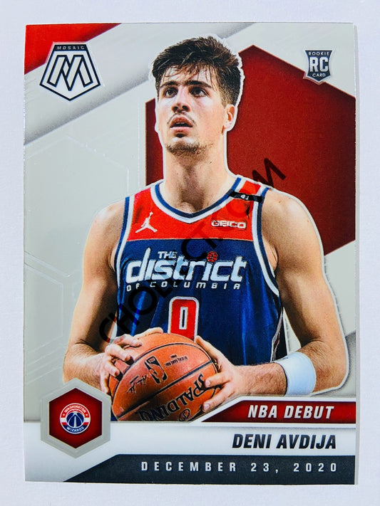 Deni Avdija – Washington Wizards 2020-21 Panini Mosaic NBA Debut RC Rookie #272