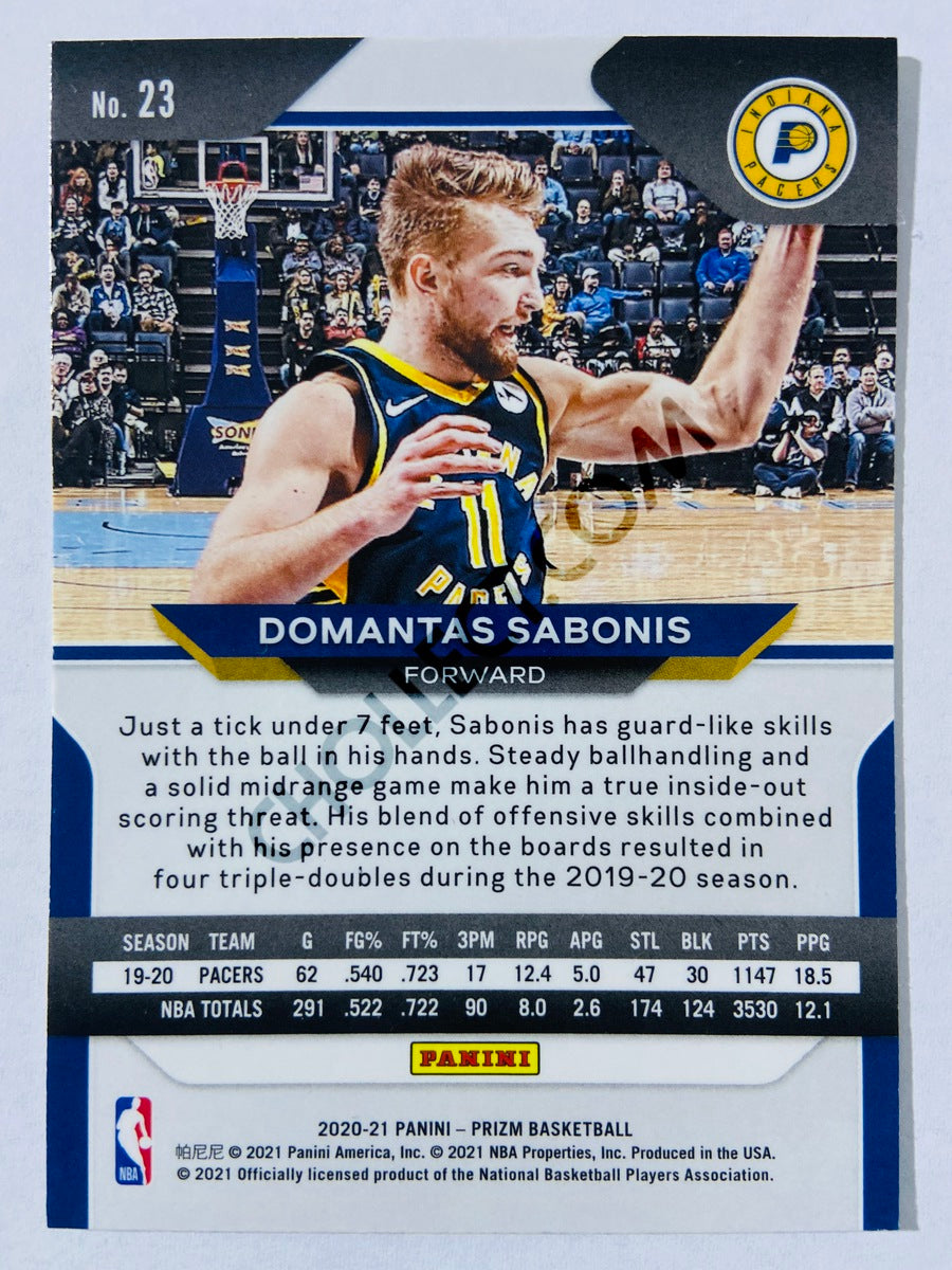Domantas Sabonis - Indiana Pacers 2020-21 Panini Prizm #23