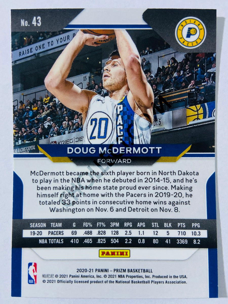 Doug McDermott - Indiana Pacers 2020-21 Panini Prizm #43