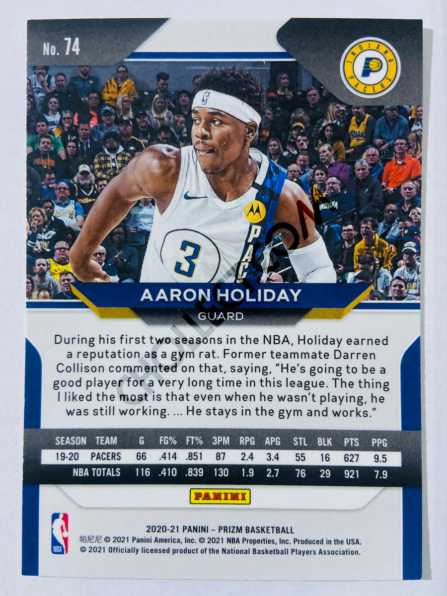Aaron Holiday - Indiana Pacers 2020-21 Panini Prizm #74