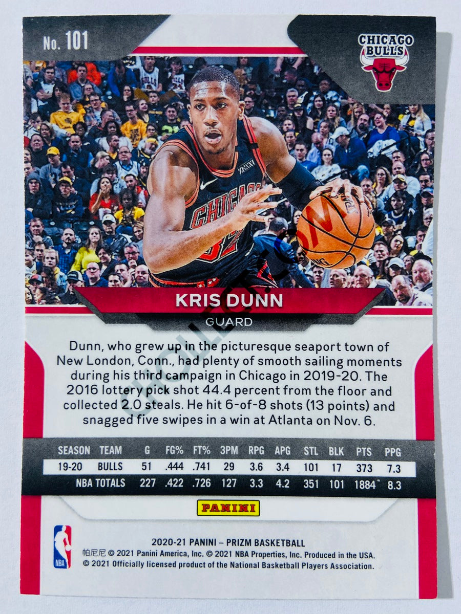 Kris Dunn - Chicago Bulls 2020-21 Panini Prizm #101