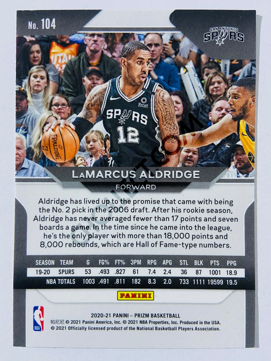 LaMarcus Aldridge - San Antonio Spurs 2020-21 Panini Prizm #104