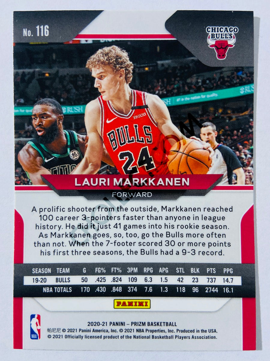 Lauri Markkanen - Chicago Bulls 2020-21 Panini Prizm #116