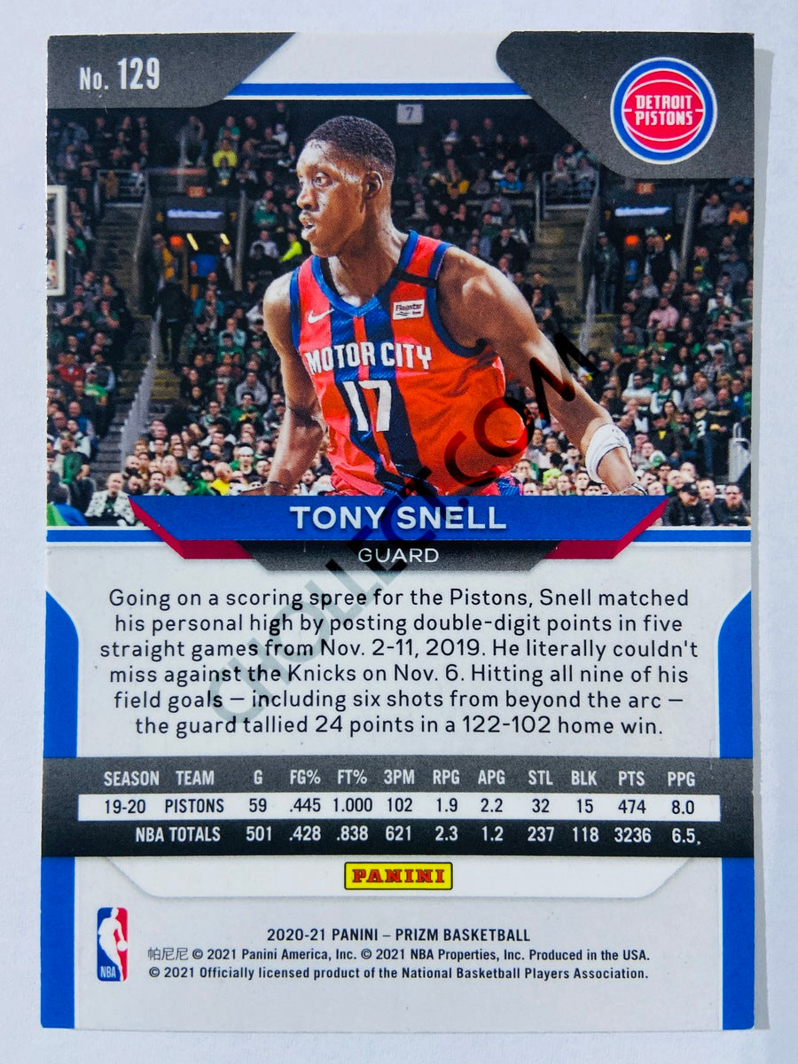 Tony Snell - Detroit Pistons 2020-21 Panini Prizm #129