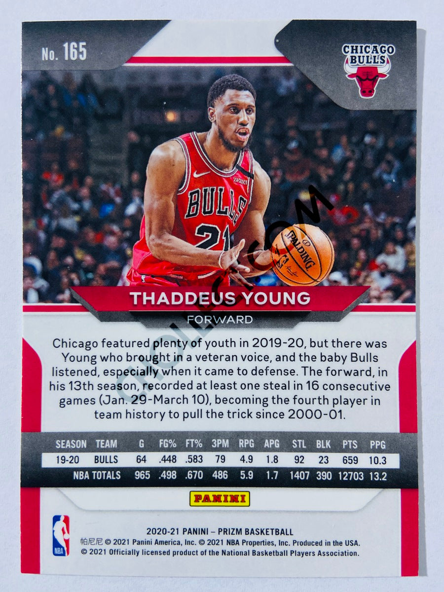 Thaddeus Young - Chicago Bulls 2020-21 Panini Prizm #165