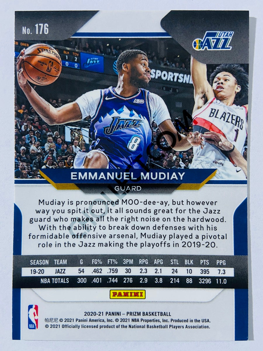Emmanuel Mudiay - Utah Jazz 2020-21 Panini Prizm #176