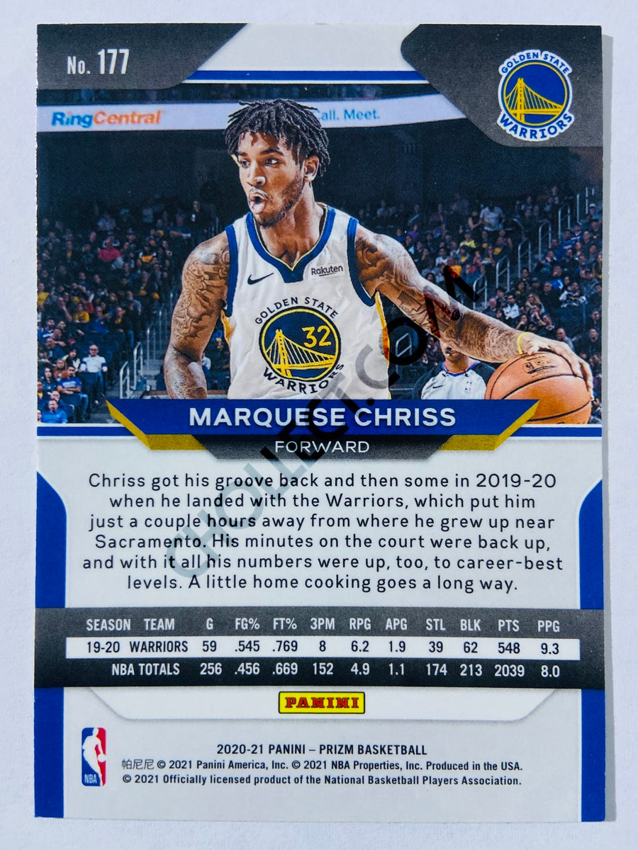 Marquese Chriss - Golden State Warriors 2020-21 Panini Prizm #177