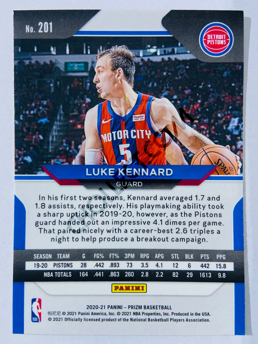Luke Kennard - Detroit Pistons 2020-21 Panini Prizm #201