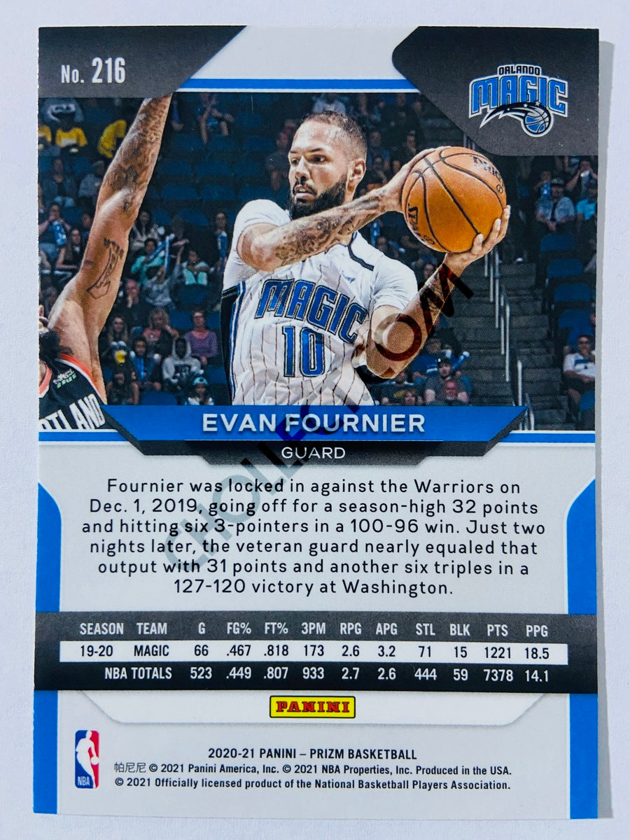 Evan Fournier - Orlando Magic 2020-21 Panini Prizm #216