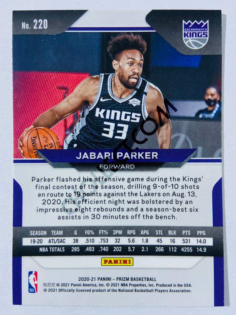 Jabari Parker - Sacramento Kings 2020-21 Panini Prizm #220