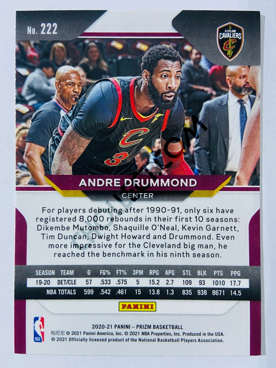 Andre Drummond - Cleveland Cavaliers 2020-21 Panini Prizm #222