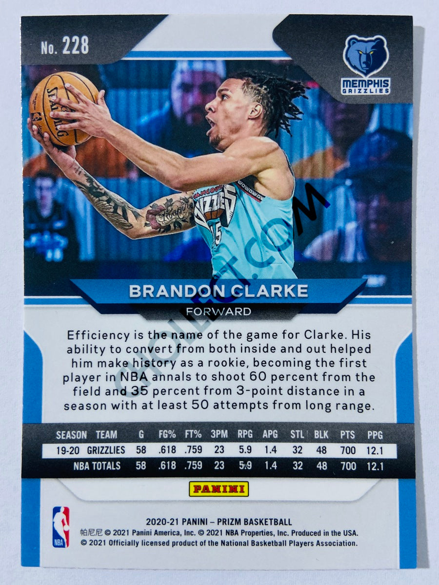 Brandon Clarke - Memphis Grizzlies 2020-21 Panini Prizm #228