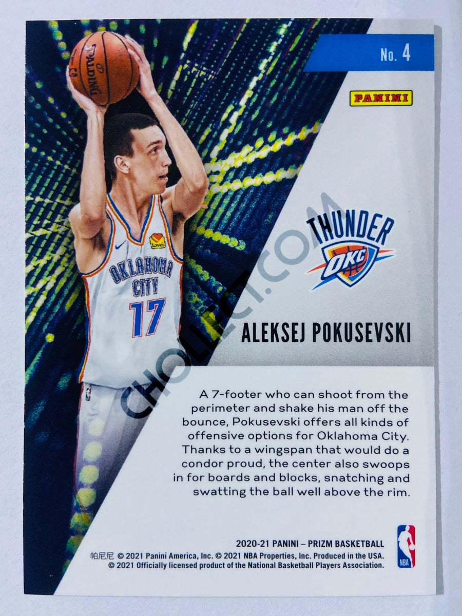 Aleksej Pokusevski - Oklahoma City Thunder 2020-21 Panini Prizm Instant Impact RC Rookie #4