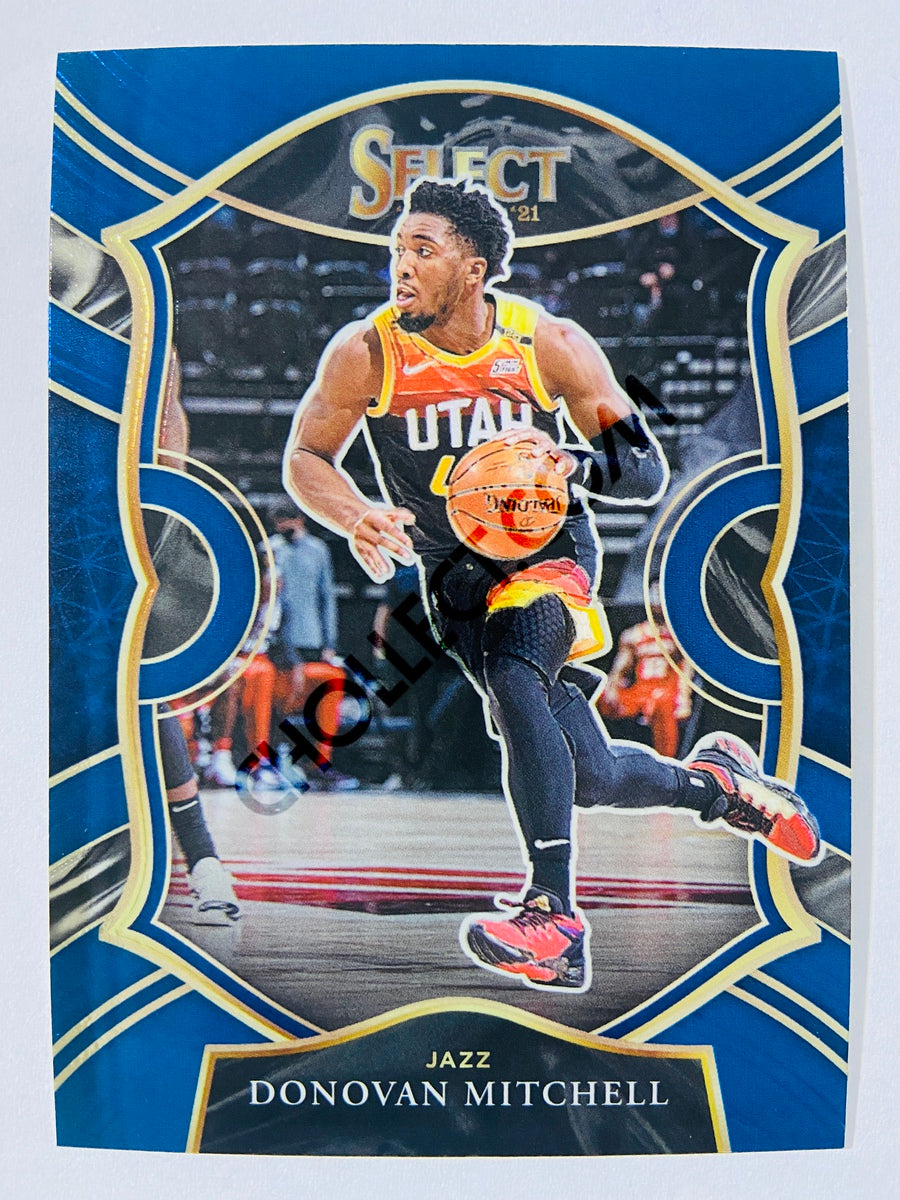 Donovan Mitchell - Utah Jazz 2020-21 Panini Select Concourse Blue Retail #27