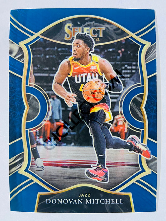 Donovan Mitchell - Utah Jazz 2020-21 Panini Select Concourse Blue Retail #27
