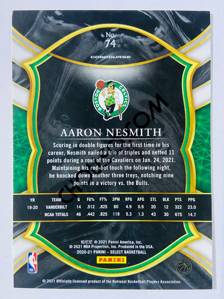 Aaron Nesmith - Boston Celtics 2020-21 Panini Select Concourse Blue Retail RC Rookie #74