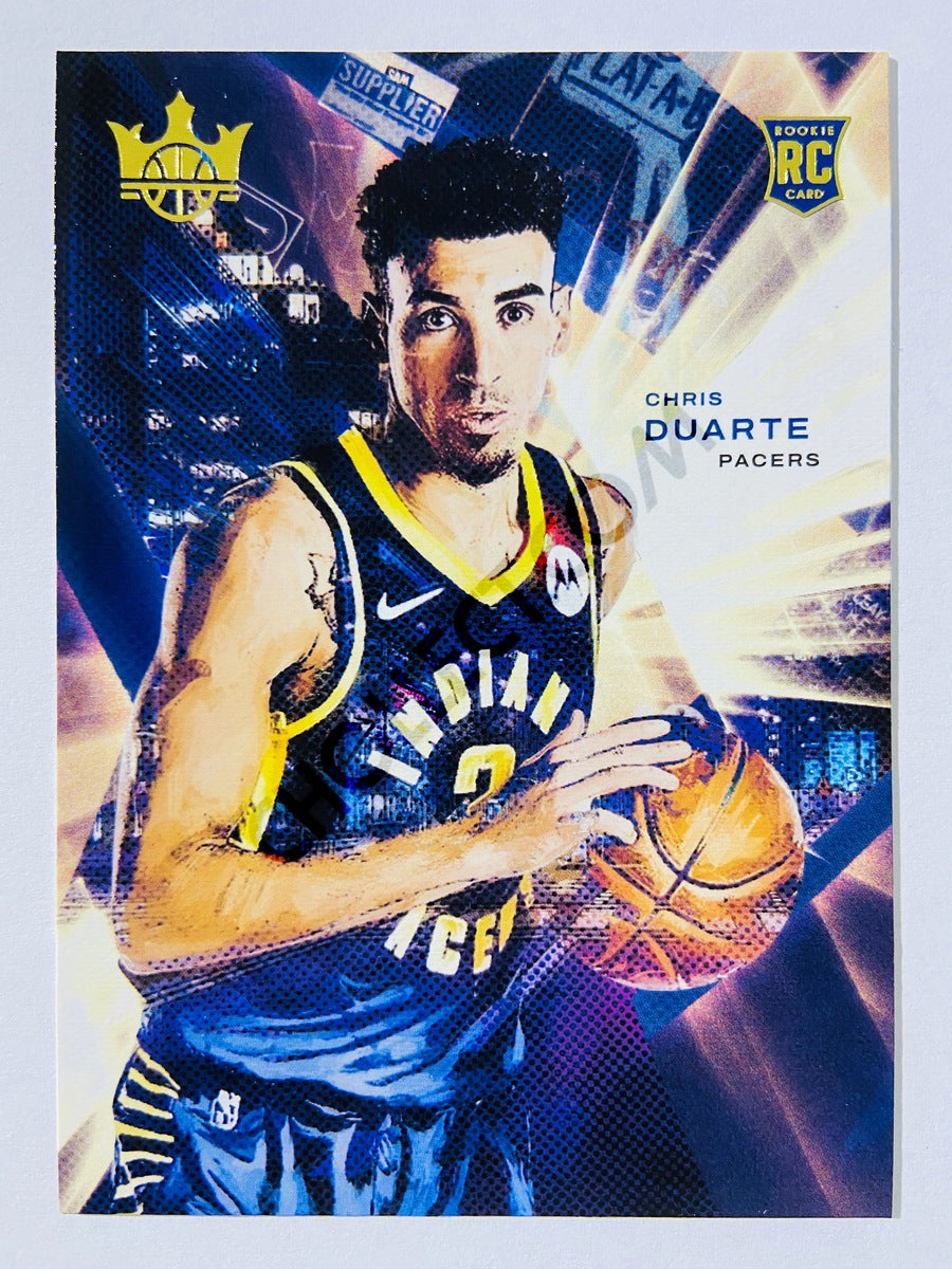 Chris Duarte - Indiana Pacers 2021-22 Panini Court Kings RC Rookie I #76