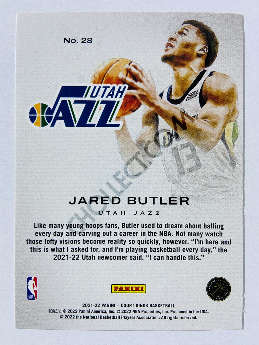Jared Butler - Utah Jazz 2021-22 Panini Court Kings Works in Progress RC Rookie #28