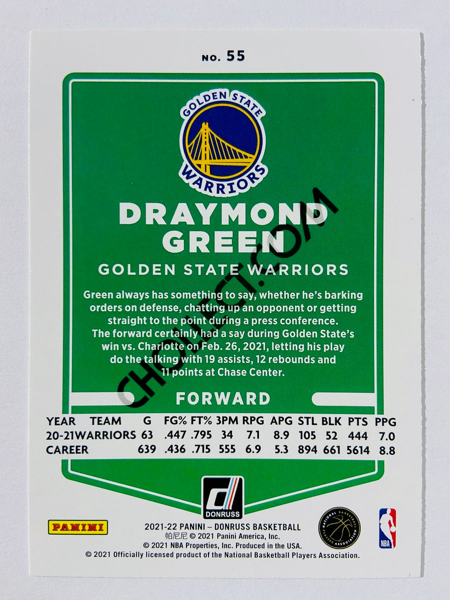 Draymond Green – Golden State Warriors 2021-22 Panini Donruss #55