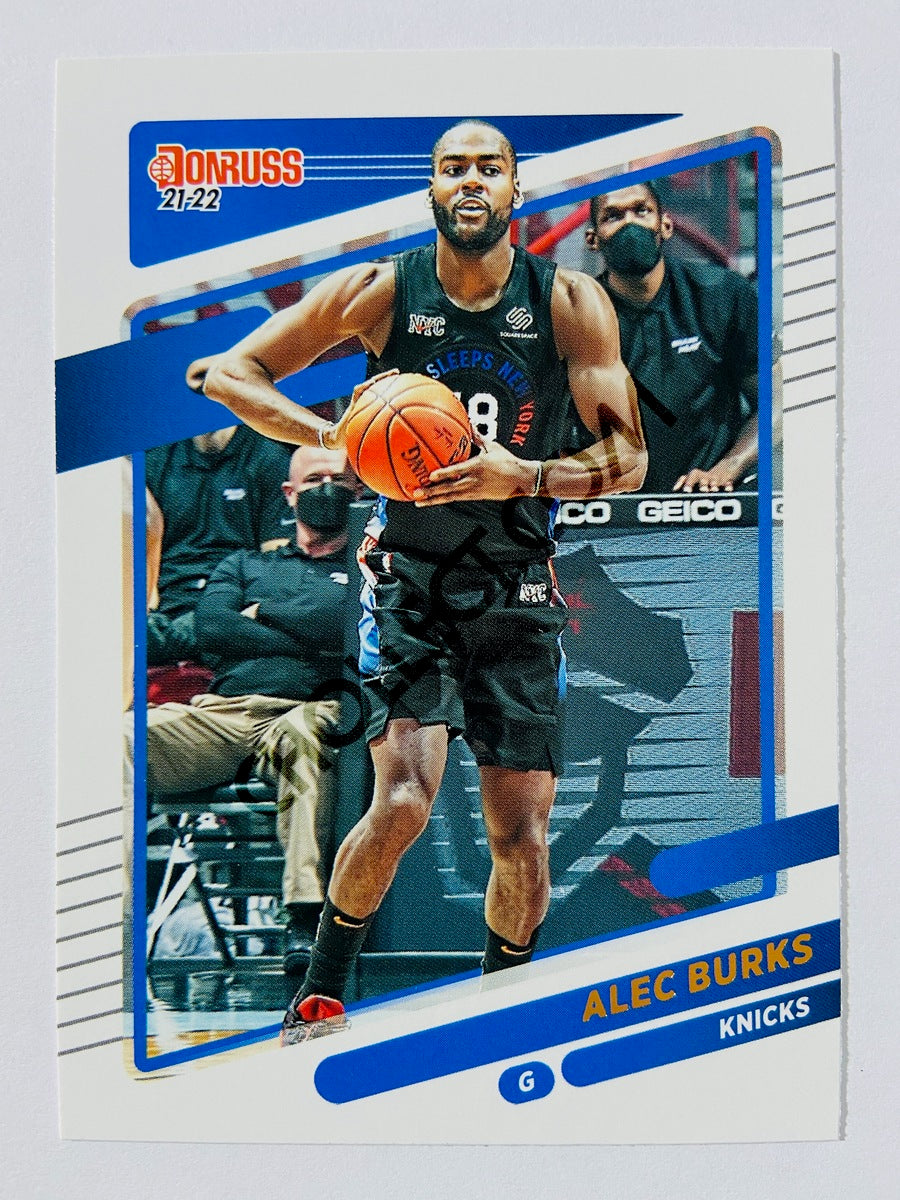 Alec Burks – New York Knicks 2021-22 Panini Donruss #92