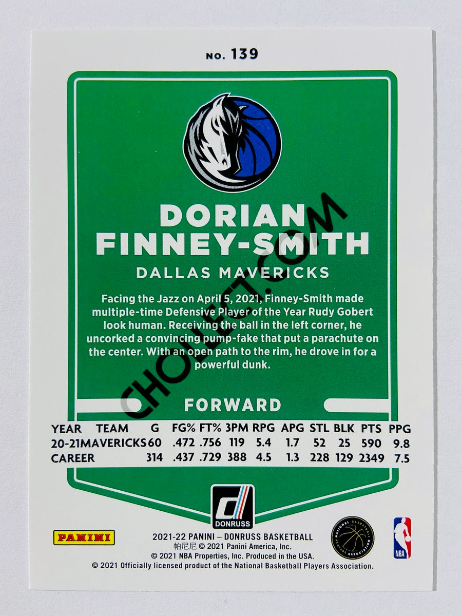 Dorian Finney-Smith – Dallas Mavericks 2021-22 Panini Donruss #139