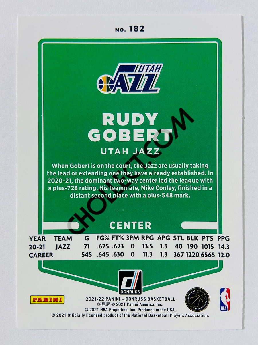 Rudy Gobert – Utah Jazz 2021-22 Panini Donruss #182
