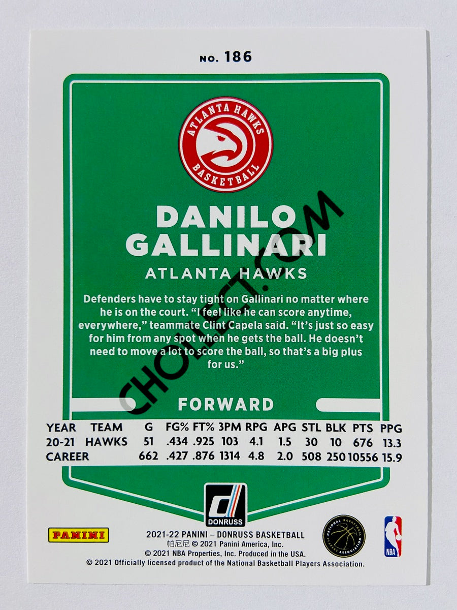 Danilo Gallinari – Atlanta Hawks 2021-22 Panini Donruss #186