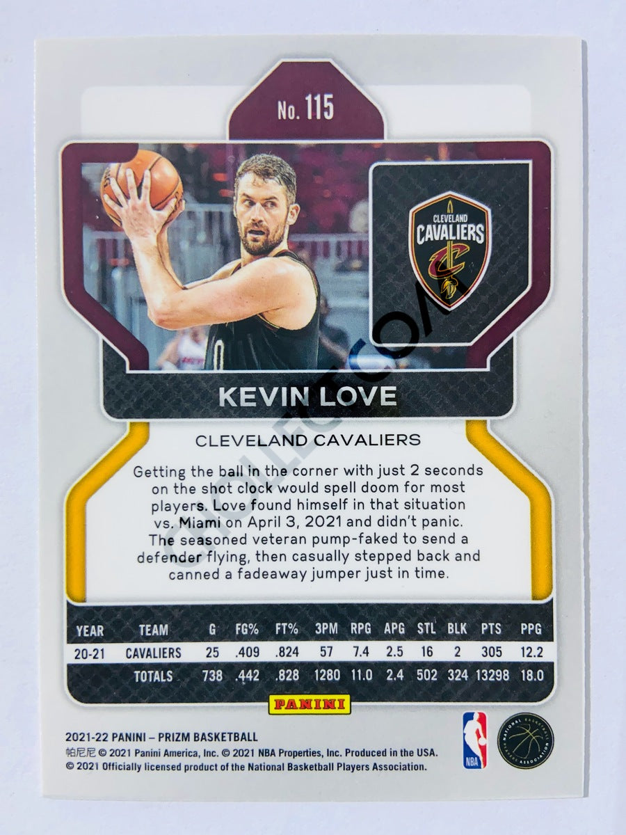 Kevin Love - Cleveland Cavaliers 2021-22 Panini Prizm #115