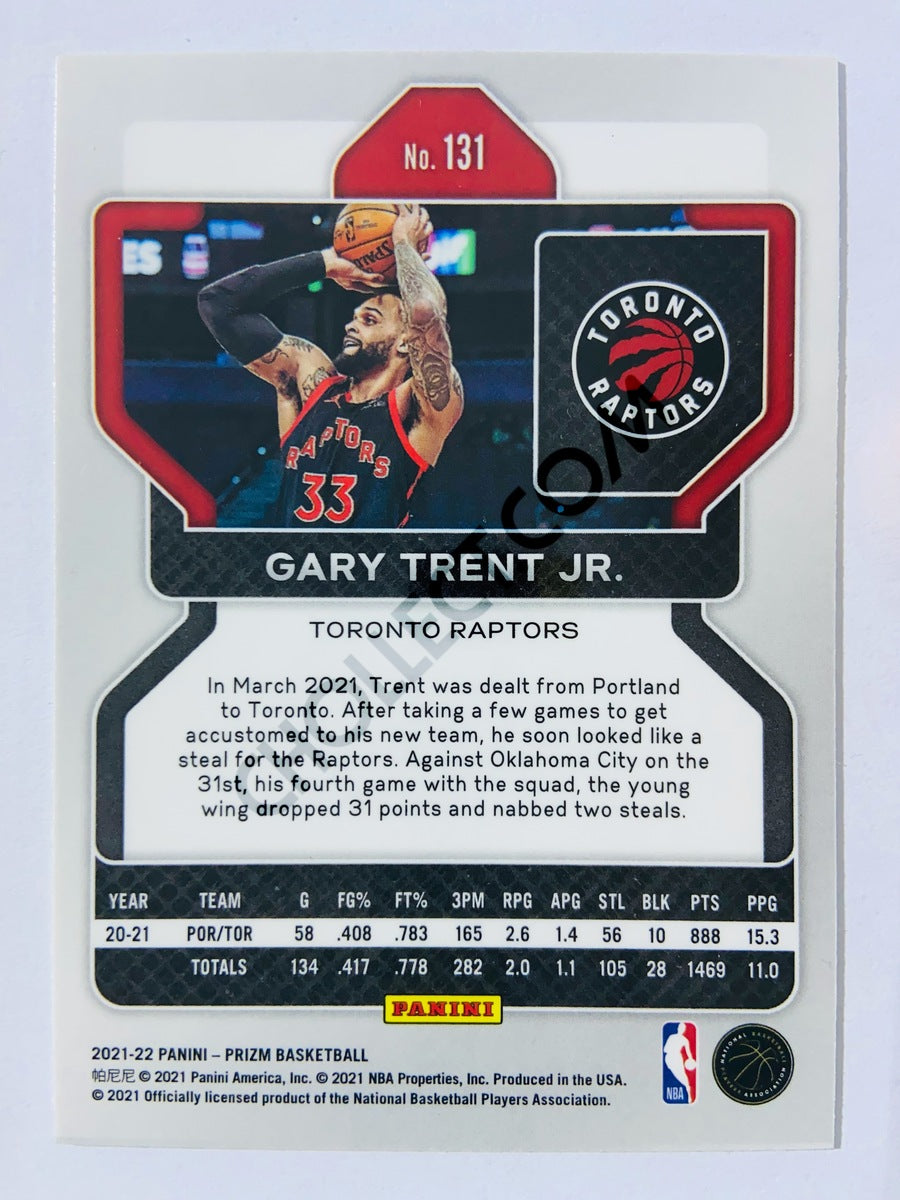 Gary Trent Jr. - Toronto Raptors 2021-22 Panini Prizm #131