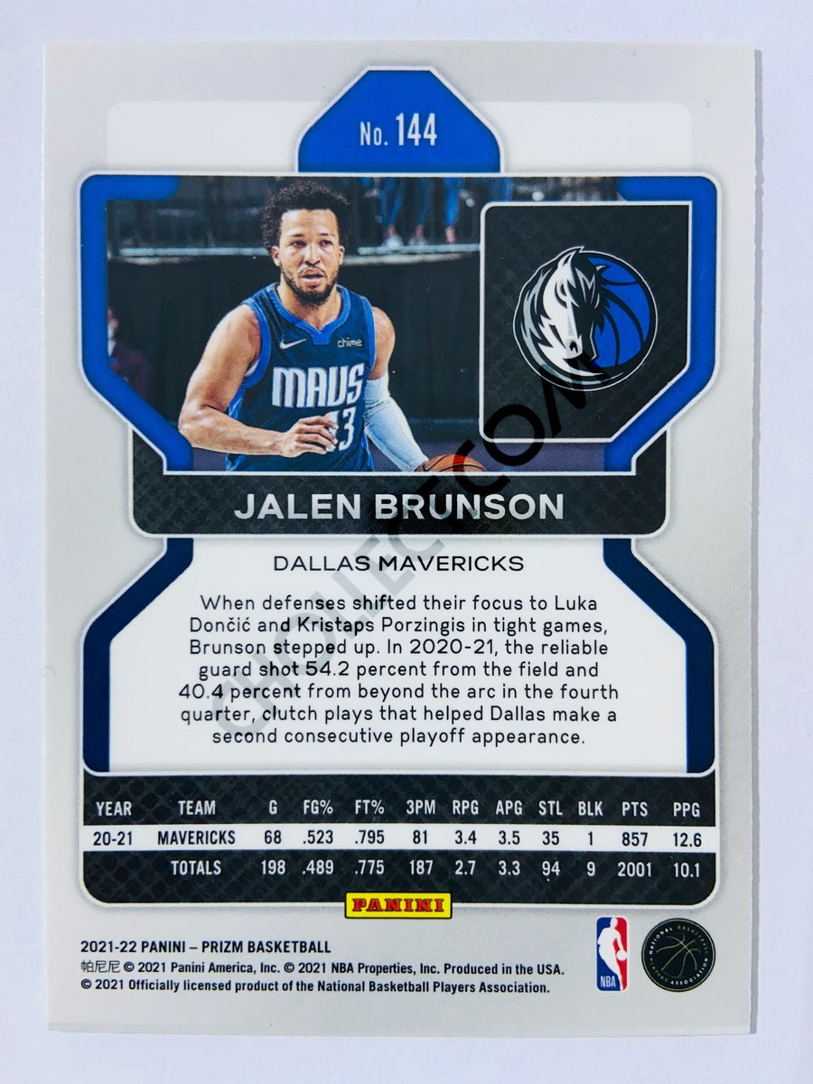Jalen Brunson - Dallas Mavericks 2021-22 Panini Prizm #144