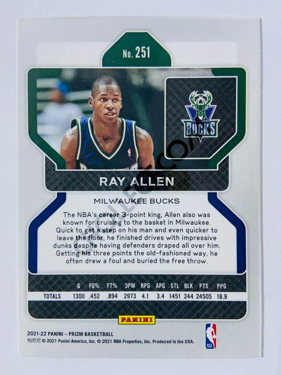 Ray Allen - Milwaukee Bucks 2021-22 Panini Prizm #251