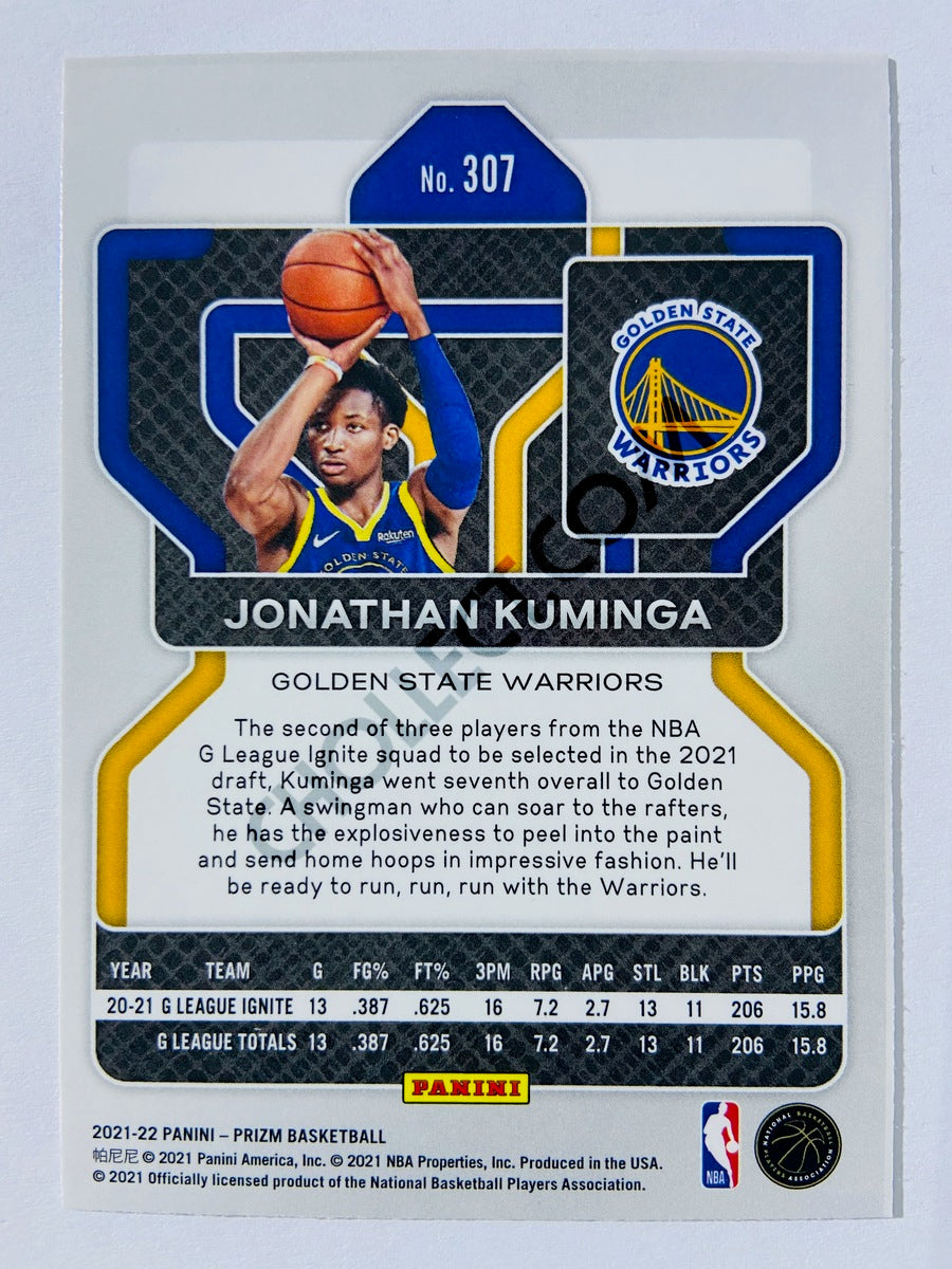 Jonathan Kuminga - Golden State Warriors 2021-22 Panini Prizm RC Rookie #307