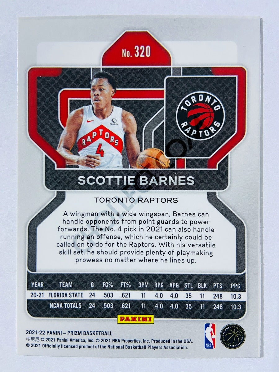 Scottie Barnes - Toronto Raptors 2021-22 Panini Prizm RC Rookie #320