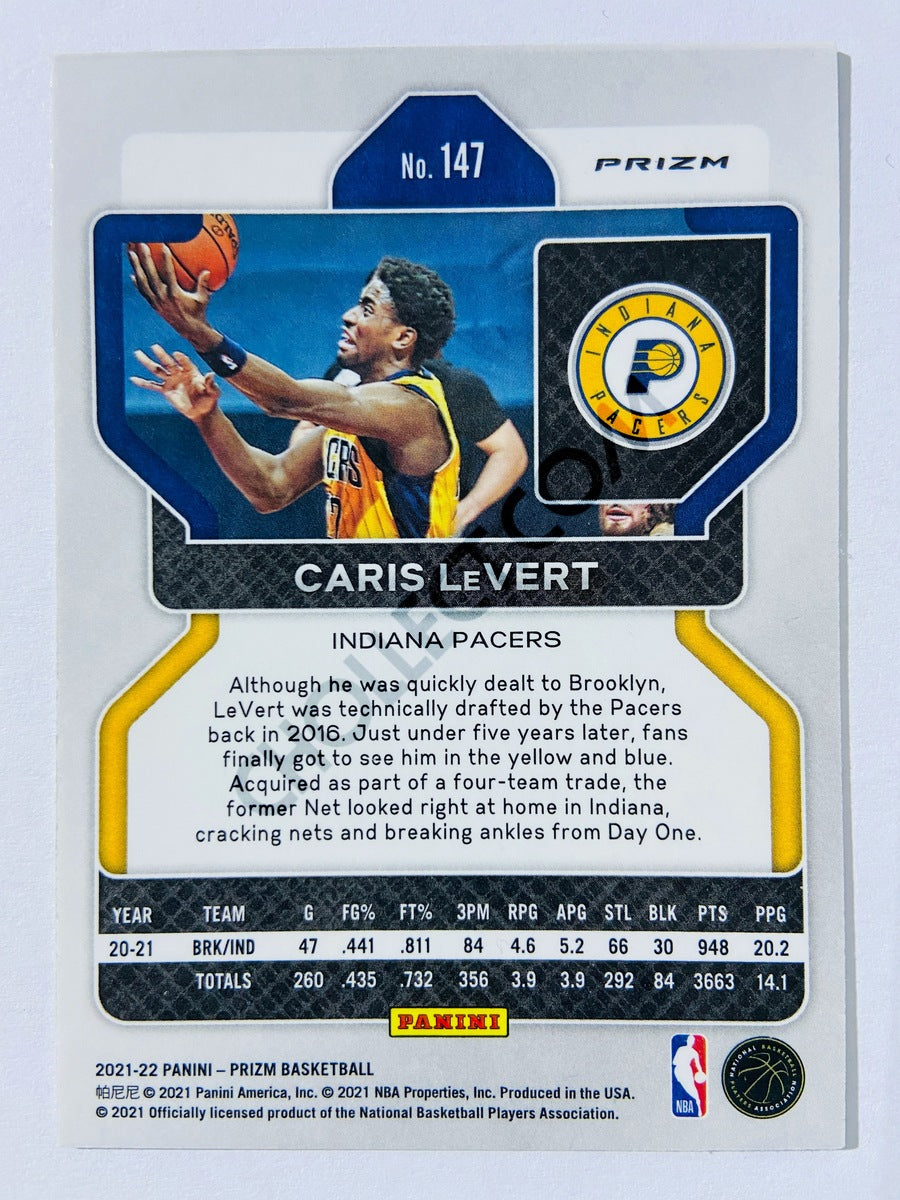 Caris Levert - Indiana Pacers 2021-22 Panini Prizm Green Parallel #147