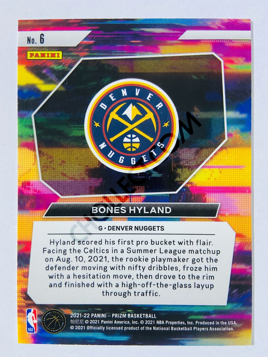 Bones Hyland - Denver Nuggets 2021-22 Panini Prizm Instant Impact Insert RC Rookie #6